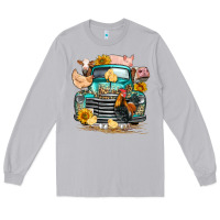 Moon Dust farm truck farm animals Long Sleeve Tee - FaDigitalArtStudio