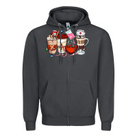 Smoke Nurse Coffee Cups Zipper Hoodie - Artiststas