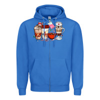 True Royal Nurse Coffee Cups Zipper Hoodie - Artiststas