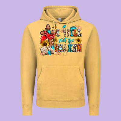 Vintage Hoodie i will not be shaken