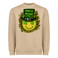 Mushroom st. patrick's day pinch proof lucky face Heavyweight Sweatshirt - RanaPortraitStore