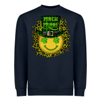 Navy st. patrick's day pinch proof lucky face Heavyweight Sweatshirt - RanaPortraitStore