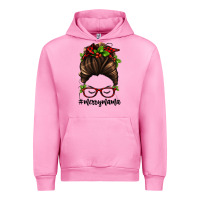 Fuchsia Pink christmas merry mama Urban Hoodie - Jasminsmagicworld
