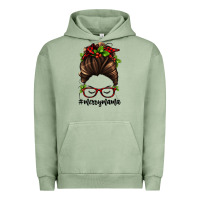 Pigment Oil Green christmas merry mama Urban Hoodie - Jasminsmagicworld