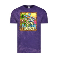 Cloud Purple salt water and sunshine Vintage Tee - texasbilliewilder