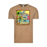 Vintage Coffee salt water and sunshine Vintage Tee - texasbilliewilder