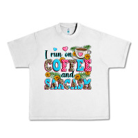Lunar Rock i run on coffee and sarcasm Urban Heavy Tee - Zillion Design Studio