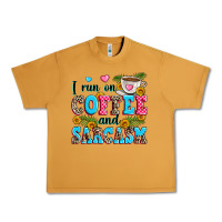 Peanut Butter i run on coffee and sarcasm Urban Heavy Tee - Zillion Design Studio
