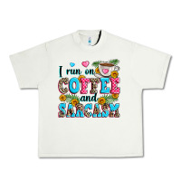 I Run On Coffee And Sarcasm Urban Heavy Tee | Teevron