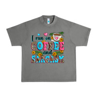 Tornado i run on coffee and sarcasm Urban Heavy Tee - Zillion Design Studio