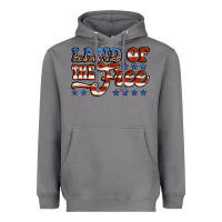 Land Of The Free America Heavyweight Hoodie | Teevron