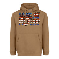 Toasted Coconut land of the free america Heavyweight Hoodie - Jasminsmagicworld