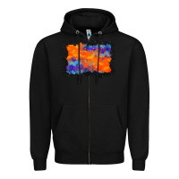 Black halloween bat background Zipper Hoodie - BundleAndBundleShop