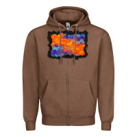 Chestnut halloween bat background Zipper Hoodie - BundleAndBundleShop