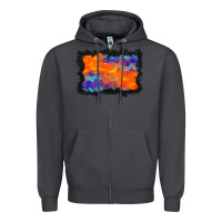 Smoke halloween bat background Zipper Hoodie - BundleAndBundleShop