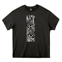 Asphalt Zebra Heavy Core Tee - LillyAllenDesigns