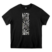 Black Zebra Heavy Core Tee - LillyAllenDesigns