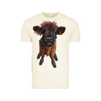 Vintage Arctic highland cow calf Vintage Tee - RanaPortraitStore