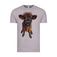 Vintage Zinc highland cow calf Vintage Tee - RanaPortraitStore