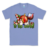 Colony Blue joy to the world christmas wine Classic Tee - FaDigitalArtStudio
