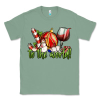 Sage joy to the world christmas wine Classic Tee - FaDigitalArtStudio