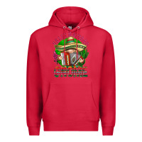 Cardinal Feliz Navidad gnome Premium Hoodie - NancyCooperArtShop