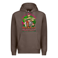 Coffee Feliz Navidad gnome Premium Hoodie - NancyCooperArtShop