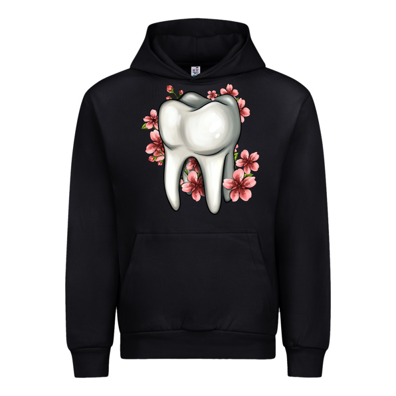 Floral Tooth Urban Hoodie by Jasminsmagicworld | Teevron