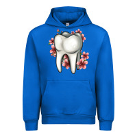 Cobalt floral tooth Urban Hoodie - Jasminsmagicworld