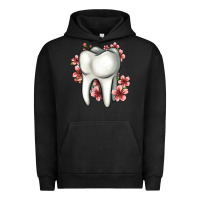 Pigment Black floral tooth Urban Hoodie - Jasminsmagicworld