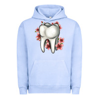 Pigment Grape Ice floral tooth Urban Hoodie - Jasminsmagicworld