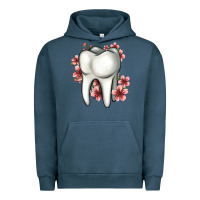 Pigment Midnight Navy floral tooth Urban Hoodie - Jasminsmagicworld