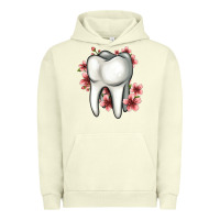 Pigment Pistachio floral tooth Urban Hoodie - Jasminsmagicworld