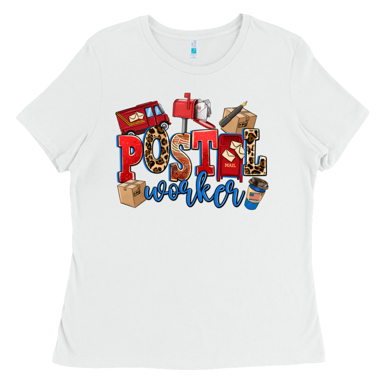 Postal Worker Ladies Tee by AdoDesignShop | Teevron