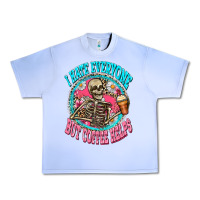 Grape Ice i hate everyone but coffee helps Urban Heavy Tee - Zillion Design Studio