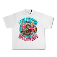 Lunar Rock i hate everyone but coffee helps Urban Heavy Tee - Zillion Design Studio