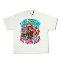 Pistachio i hate everyone but coffee helps Urban Heavy Tee - Zillion Design Studio