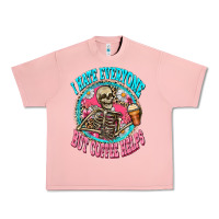 Salmon i hate everyone but coffee helps Urban Heavy Tee - Zillion Design Studio