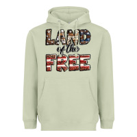 Matcha Land of the free America western pattern Heavyweight Hoodie - Jasminsmagicworld
