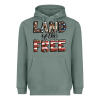 Sage Land of the free America western pattern Heavyweight Hoodie - Jasminsmagicworld