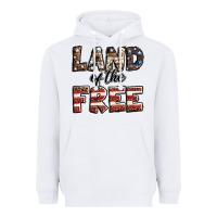 White Land of the free America western pattern Heavyweight Hoodie - Jasminsmagicworld