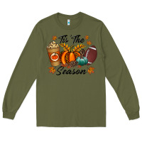 Army Green tis the season Long Sleeve Tee - RacoonDesign