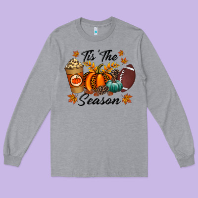 Tis The Season Long Sleeve Tee Designed By Racoondesign