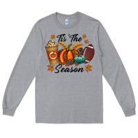 Heather Grey tis the season Long Sleeve Tee - RacoonDesign