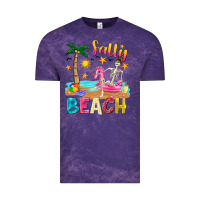 Cloud Purple salty beach Vintage Tee - texasbilliewilder