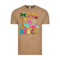 Vintage Coffee salty beach Vintage Tee - texasbilliewilder