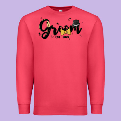 Groom Premium Sweatshirt Designed By Maliassmallbusiness