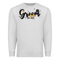 Dove Grey groom Premium Sweatshirt - MaliasSmallBusiness