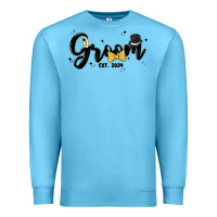 Ocean Blue groom Premium Sweatshirt - MaliasSmallBusiness