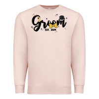 Pale Pink groom Premium Sweatshirt - MaliasSmallBusiness